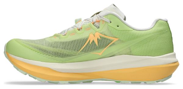 Asics FujiSpeed 4 Trail Schoenen Groen/Oranje Unisex