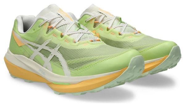 Asics FujiSpeed 4 Trail Schoenen Groen/Oranje Unisex