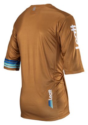 Leatt Enduro 3.0 Korte Mouw Trui Bruin