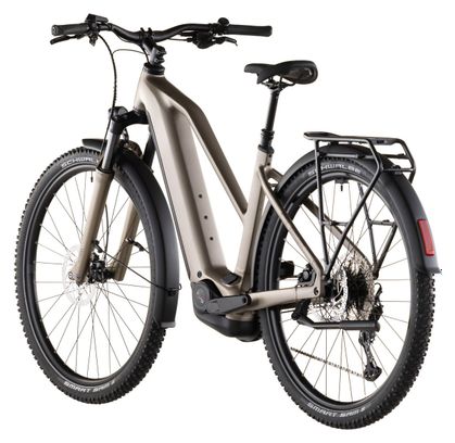 Cube Nuride Hybrid Pro 600 Trapezio Elettrico Trekking Bike Shimano Deore/Deore XT 12S 600 Wh 29'' Flash Stone Beige 2026