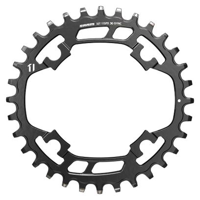 SRAM Kettenblatt X-SYNC Stahl BCD 94 mm, 11-fach Schwarz