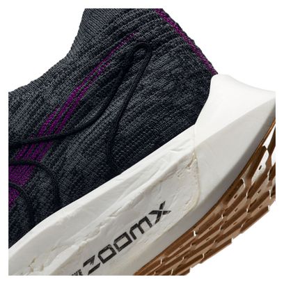 Nike Pegasus Turbo Flyknit Running Shoes Next Nature Black Violet
