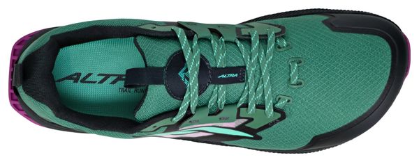 Altra Lone Peak 7 Green Purple Trail Running Shoes