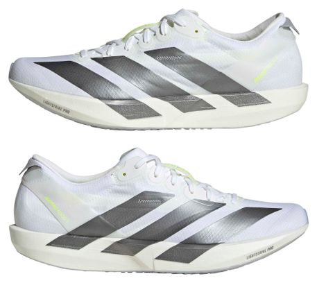 adidas Adizero Adios 9 Men's Running Shoes - White/Silver