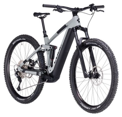 Cube Stereo Hybrid 140 HPC Pro 750 Elektrisch Volledig geveerd MTB Shimano Deore 11S 750 Wh 27.5'' Moeras Grijs Groen 2024