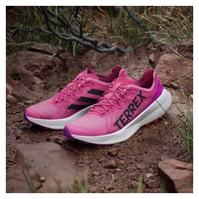 adidas Terrex Agravic Speed Scarpe da Trail Donna Rosa/Viola