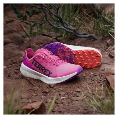 Chaussures Trail adidas Terrex Agravic Speed Rose/Violet Femme