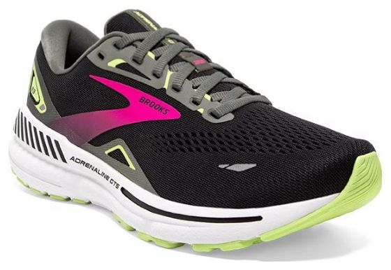 Produit reconditionné - Chaussures Running Brooks Adrenaline GTS 23 Noir Rose Femme