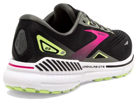 Produit reconditionné - Chaussures Running Brooks Adrenaline GTS 23 Noir Rose Femme