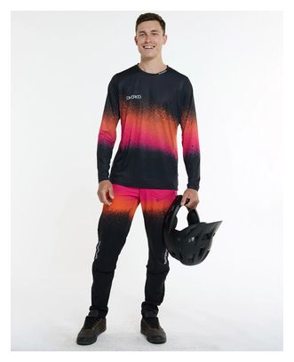 Dharco Homme Race Black Snake long sleeve jersey