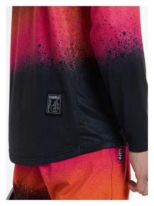Dharco Homme Race Black Snake long sleeve jersey