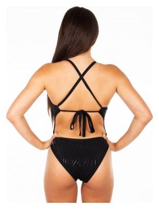 Z3rod Black Waves 1-Piece Swimsuit Black