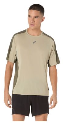 Asics Fujitrail Elite Khaki Kurzarmtrikot Für Männer