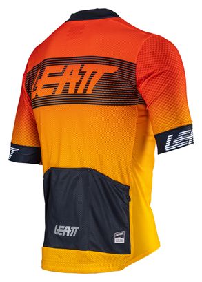 Leatt Endurance 6.0 Kurzarmtrikot Rot/Gelb