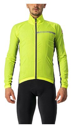 Castelli Squadra Stretch Windbreaker Jacket Neon Yellow