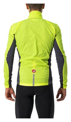 Castelli Squadra Stretch Windbreaker Jacket Neon Yellow