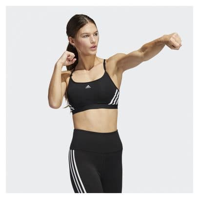 Sujetador Adidas Aeroready Mujer Negro/Blanco
