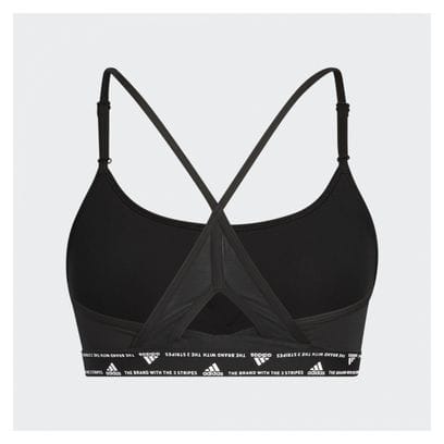 Sujetador Adidas Aeroready Mujer Negro/Blanco