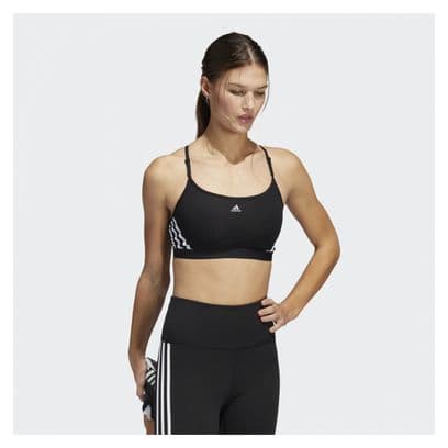 Sujetador Adidas Aeroready Mujer Negro/Blanco