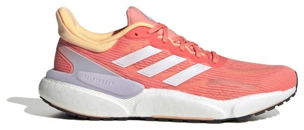 adidas running Solar Boost 5 Pink White Women's Running Shoes