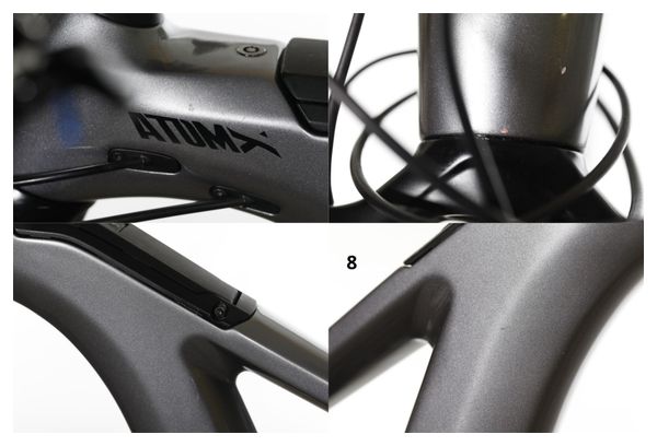 Gereviseerd product - Volledig geveerde elektrische MTB BH AtomX Carbon Lynx 6 Pro-SE Shimano XT 12V 720 Wh 29'' Gris M