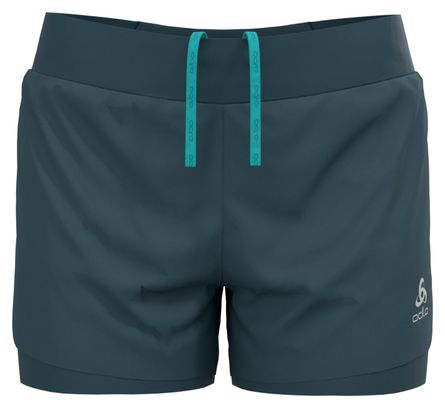 Odlo Zeroweight 3 Inch Women's 2-in-1 Shorts Grijs