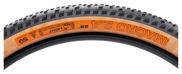 Pneu VTT WTB Macro 29'' Tritec Compound Souple Tubeless Ready TCS Light Fast Rolling Tan Flancs Beiges