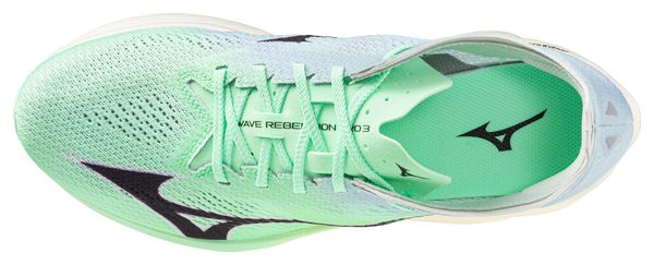 Chaussures Running Mizuno Wave Rebellion Pro 3 Vert Unisexe