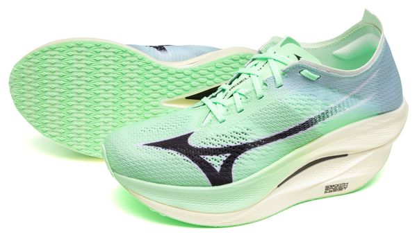 Mizuno Wave Rebellion Pro 3 Running Shoes Green Unisex