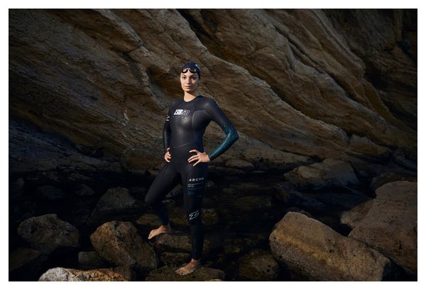 Z3rod Archi Zwart/Blauw Neopreen Wetsuit