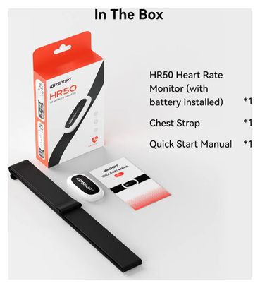 Ceinture Cardiaque iGPSPORT HR50