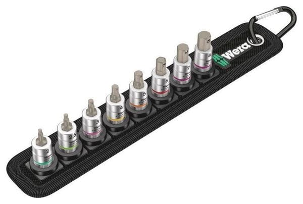 Wera - Set d'Embouts Hexagonaux Belt A 2 Zyklop avec Fonction de Maintien