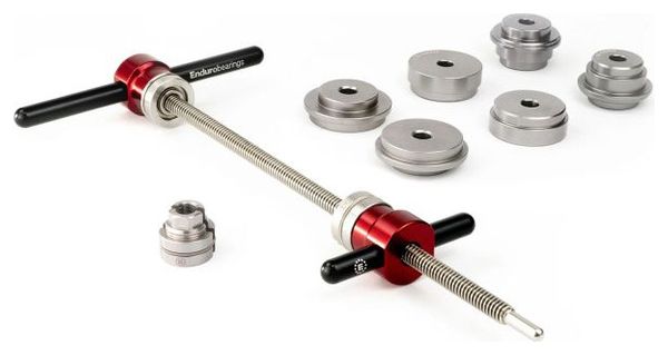 Kit utensili per pressatura ed estrazione cuscinetti per serie sterzo Enduro Bearings Linear-Press Bearing
