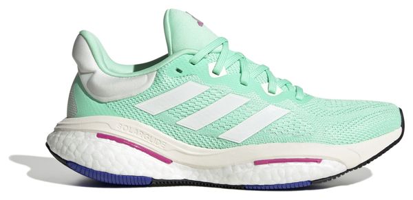 adidas Running Solar Glide 6 Green Pink Women's Shoes