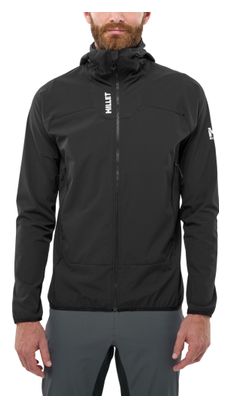 Chaqueta Softshell Millet Kamet Xcs Light Hoodie Negro Hombre