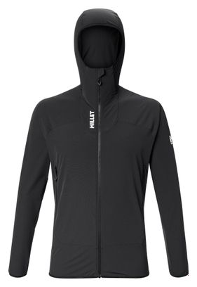 Chaqueta Softshell Millet Kamet Xcs Light Hoodie Negro Hombre