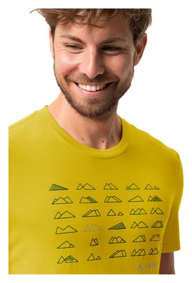 T-Shirt Short Sleeve Vaude Tekoa III Yellow