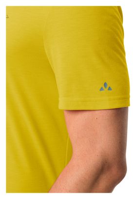 T-Shirt Short Sleeve Vaude Tekoa III Yellow