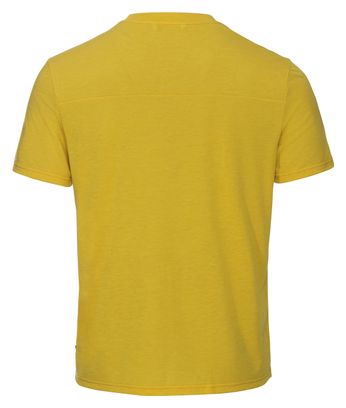Camiseta de manga corta Vaude Tekoa III Amarillo