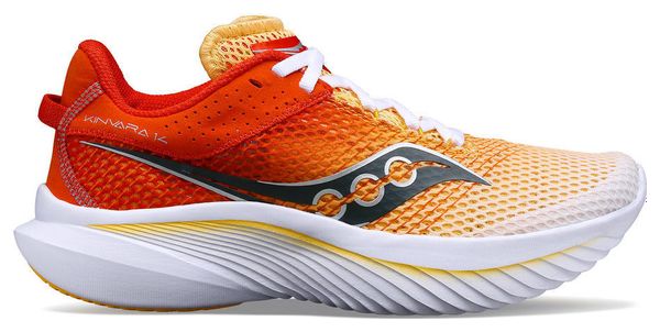 Hardloopschoenen Dames Saucony Kinvara 14 Oranje Wit