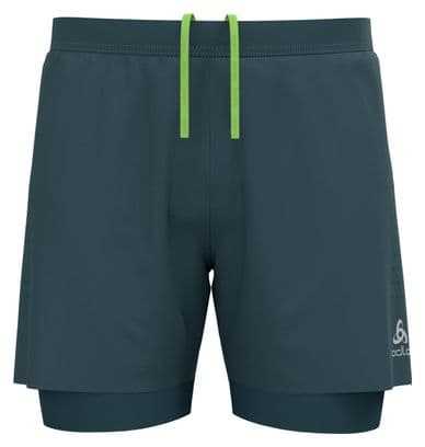 2-in-1 Shorts Odlo Zeroweight 12 cm Grau