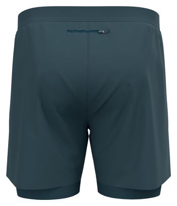 2-in-1 Shorts Odlo Zeroweight 12 cm Grau