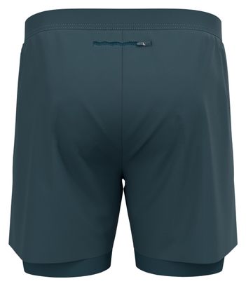 Short 2-en-1 Odlo Zeroweight 12 cm Gris