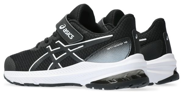 Asics GT-1000 12 PS Laufschuhe Schwarz Weiß Kinder