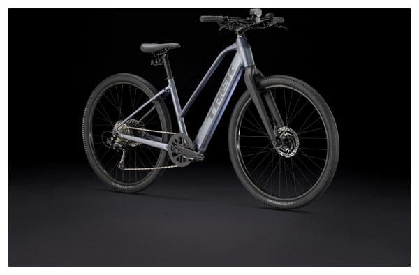 Vélo de Fitness Électrique Trek Dual Sport+ 2 Stagger LT Shimano Acera 8V 250 Wh 27.5'' Bleu 2025