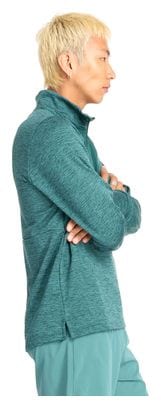 Haut Thermique 1/2 Zip New Balance Athletics Heat Grid Vert Homme