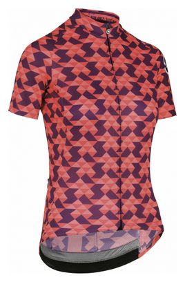 Assos Fastlane Diamond Crazy Women's Short Sleeve Jersey Red