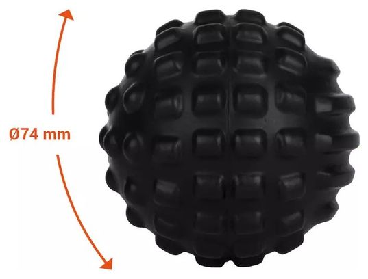 Pelota de masaje Aptonia 500 Small Black
