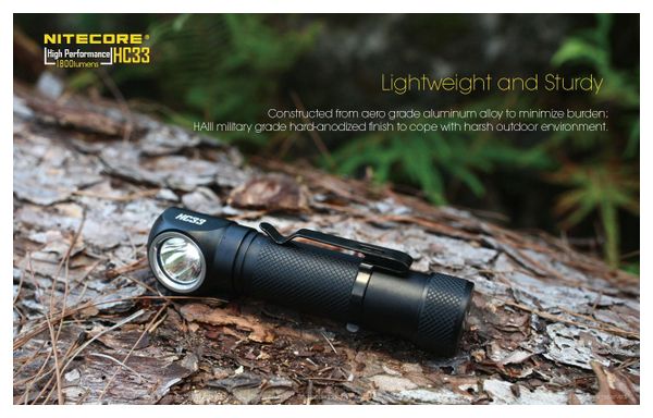 LAMPE FRONTALE NITECORE HC33 - 1800Lm