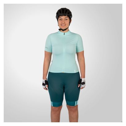 Maillot Manches Courtes Femme Endura Pro SL II Bleu glacier
